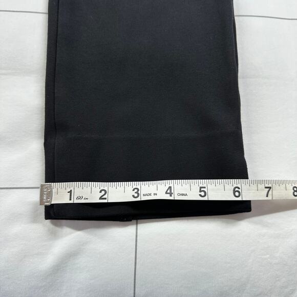 Vince Leggings Womens Medium Black Pull On Classic Stretch Ponte Knit Minimalist - Picture 12 of 12